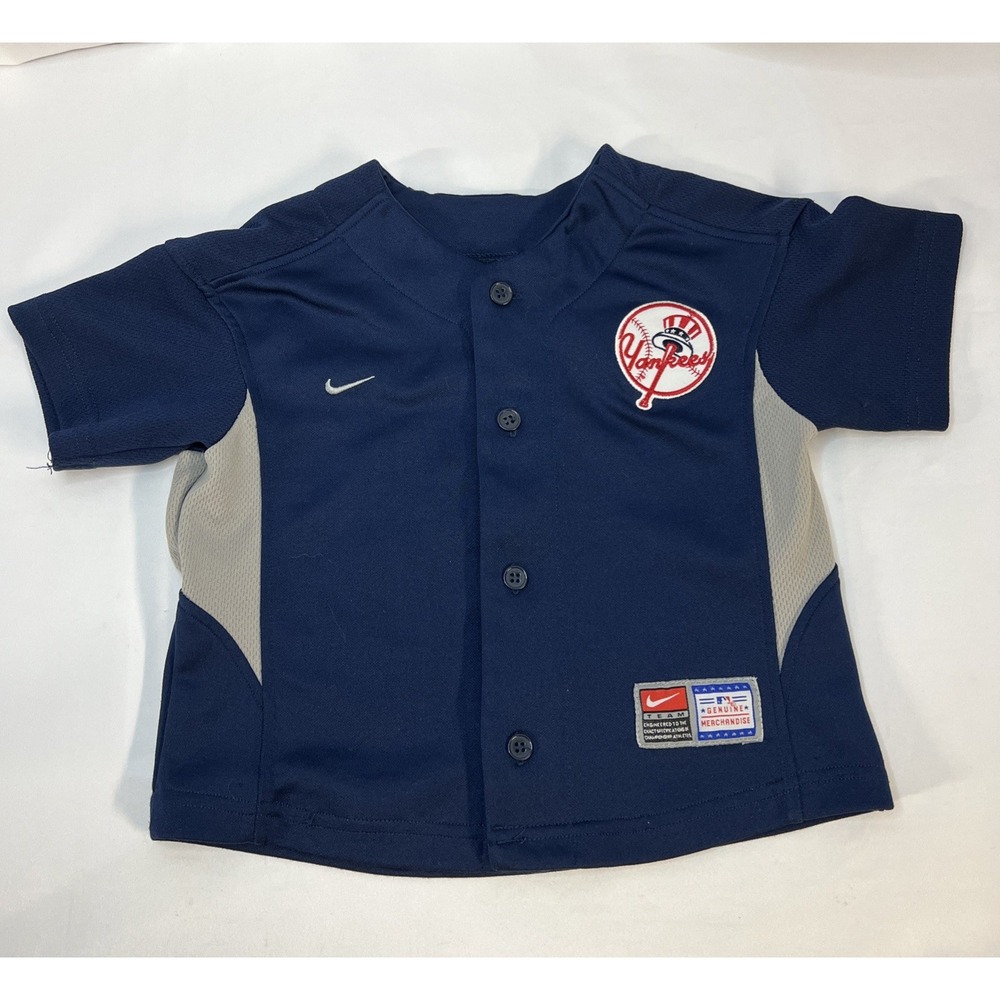 Nike New York Yankees Derek Jeter Embroidered Genuine Merch Jersey  Toddler 3T